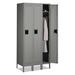 Tennsco Corp. Single Tier Locker Storage Cabinet Stainless Steel in Gray | 78 H x 36 W x 18 D in | Wayfair STS-121872-3