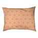 Tucker Murphy Pet™ Byrge Ornate Circles Cat Designer Pillow Fabric in Orange/Pink | 32.5 H x 42.5 W x 14 D in | Wayfair