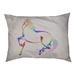 Tucker Murphy Pet™ Carmean Japanese Vintage Watercolor Horse Dog Pillow Polyester in Gray/Indigo | 2.5 H x 29.5 W x 19.5 D in | Wayfair