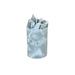 Winston Porter Gray Rain Linen Scented Pillar Candle Paraffin in Gray/White | 7 H x 4 W x 4 D in | Wayfair 1E746684A7AF40B08946308549BFEB78