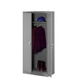 Tennsco Corp. Deluxe 78"H x 36"W x 24"D 2 Door Storage Cabinet in Gray | 78 H x 36 W x 24 D in | Wayfair 7824W -2