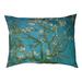 Tucker Murphy Pet™ Burk Almond Blossom Dog Pillow Polyester in Green/Blue | 9.5 H x 29.5 W in | Wayfair 0B9AB931B0B8437DA3D77DC316B8A35A