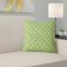 Latitude Run® Avicia Panda Indoor/Outdoor Throw Pillow Polyester/Polyfill blend in Green/Black | 20 H x 20 W x 3 D in | Wayfair