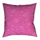 Latitude Run® Avicia Throw Pillow Polyester/Polyfill blend in Pink | 14 H x 14 W x 3 D in | Wayfair 32F6C208A3FC40E9B294A577B525084D