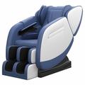 RealRelax Favor-MM350 Power Reclining Massage Chair w/ Zero Gravity, Heat & Foot Roller Faux Leather | 43.3 H x 29.5 W x 49.2 D in | Wayfair