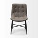 Brayden Studio® Nanci Upholstered Side Chair Faux Leather in Brown | 34 H x 19.75 W x 24 D in | Wayfair D849F36233044D888AD1F87DAB8278BC