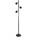 Dainolite Modern 61 Inch Floor Lamp - 625LEDF-BK