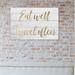 Art Remedy Oliver Gal 'Eat Well Travel Often Gold & Wood' Textual Art Print on Canvas in Black | 30 H x 45 W x 1.5 D in | Wayfair