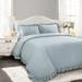 Reyna Comforter Lake Blue 3Pc Set Full/Queen - Lush Decor 16T003860