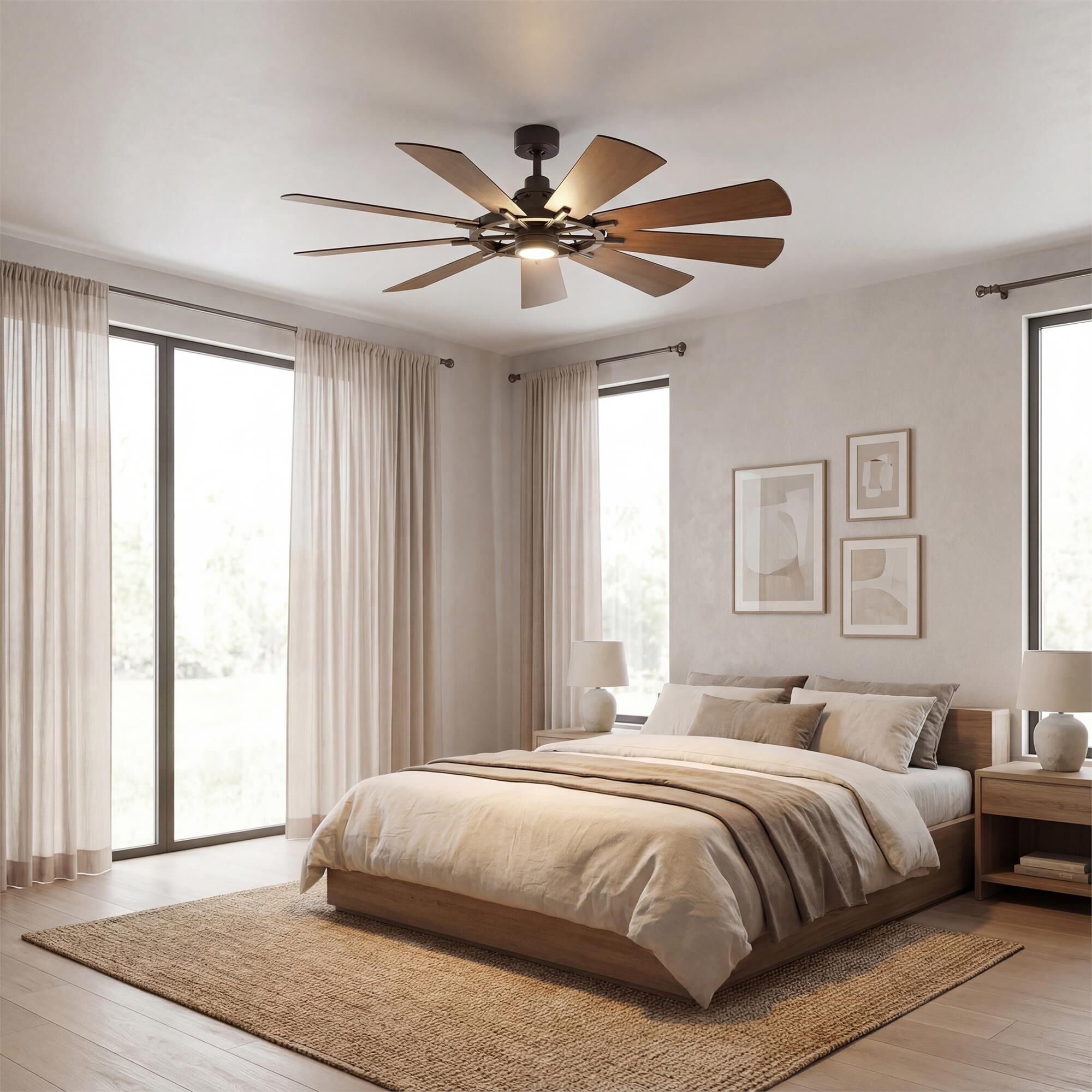 Kichler Lighting Gentry 65 Inch Ceiling Fan with Light Kit - 300265AVI