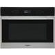 Whirlpool W Collection W7 MW461 UK Built-in Combi Microwave Oven Grill, 40 cooking combinations, Steam cooking, Bread Defrost, child lock, soft closing hinges, 40L capacity, 900W, Inox