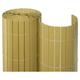 NOOR Sichtschutzmatte PVC 1,8 x 10m Bambus I Wasserdichter Sichtschutz aus Kunststoff für Gärten I UV-beständige Zaunmatte für Tennisplätze und Balkone