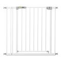 Hauck Safety Gate for Doors and Stairs Open N Stop KD incl. 9 cm Extension / Pressure Fit / 84 - 89 cm Large / Metal / White
