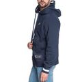 Nike Men M Nsw Air Hoodie Fz Flc Sweatshirt - Obsidian/Obsidian/White, Large