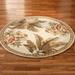 Tropical Retreat Round Rug Ivory, 5'6" Round, Ivory