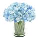 Rosecliff Heights Hydrangea in Vase Silk/Plastic in Blue | 11 H x 10 W x 10 D in | Wayfair 80949945A316437EAB08D1BB7F1E4998