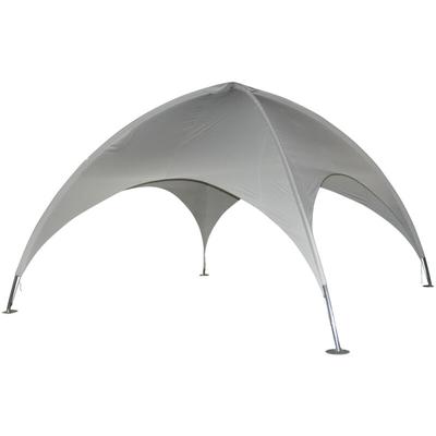 Leco - Kuppelzelt / Pavillon mit vollverzinktem Stahlrohrgestell, lichtgrau, 5 x 5 m Image