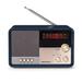 Crosley Electronics Tribute Decorative Radio in Blue | 4 H x 6.25 W x 3.8 D in | Wayfair CR3036D-NV