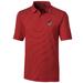 Men's Cutter & Buck Red Georgia Bulldogs Big Tall Forge Pencil Stripe Polo