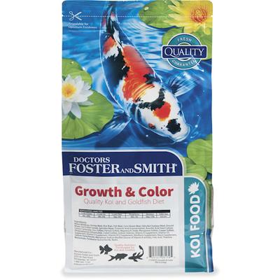 Drs. Foster and Smith Growth & Color Quality Koi and Goldfish Food, 5 lbs.