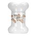 Tucker Murphy Pet™ Schnauzer Bone Shaped Pet Treat Jar Ceramic | 9 H x 6 W x 5 D in | Wayfair BD79DBF5E0704679998E53C82E110DD0