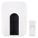 Symple Stuff Wireless Battery Operated Doorbell Kit in White | 4.23 H x 3.05 W x 1.12 D in | Wayfair 926A0C23C0164E00A2B7C92CA7C8731D