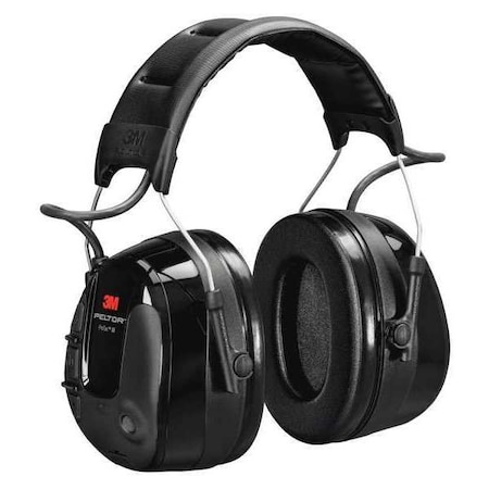 3M PELTOR MT13H221A Headset, 26dB, Headband, Black, AA Batteries