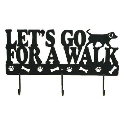 Dennis East 53933 - Let's Go For A Walk Triple Hook Wall Rack Size: 16.5