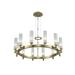 Allegri by Kalco Lighting Lorne 12 Light Casual Luxury Contemporary Chandelier by Kalco Metal in Yellow | Wayfair 509671WB