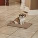 Quiet Time Deluxe Micro Terry Taupe Dog Bed, 21" L X 12" W, X-Small, Brown