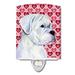 Caroline's Treasures Boxer Hearts Love and Valentine's Day Night Light, 6" x 4", Multicolor