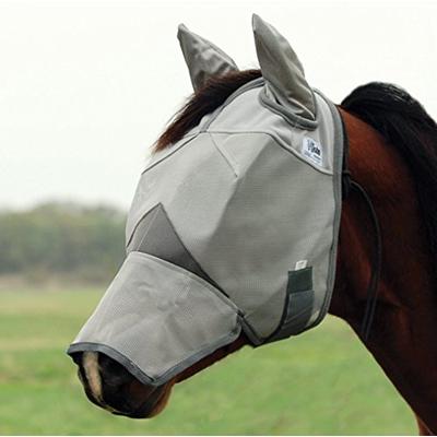 Cashel Crusader Horse Fly Mask with Ears and Long Nose - Size: Warmblood