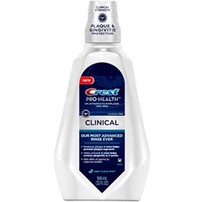 Crest Pro-Health Clinical Deep Clean Mint Oral Rinse 32 oz (Pack of 2)