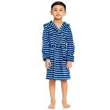 Leveret Kids Boys Fleece Sleep Robe Bathrobe Blue & Navy (12 Years) screenshot. Sleepwear directory of Clothes.