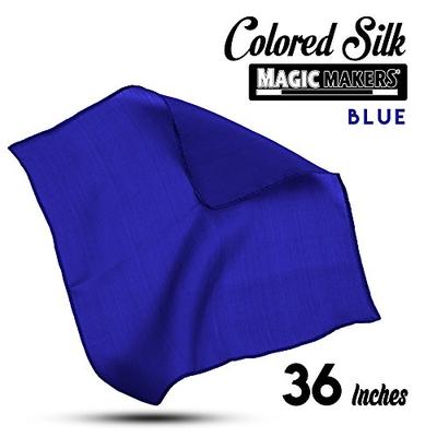 Magic Makers Professional Grade 36 Inch Magician's Silk (Blue)