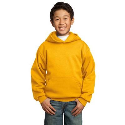 Port & Company Boys' Pullover Hooded Sweatshirt L Gold