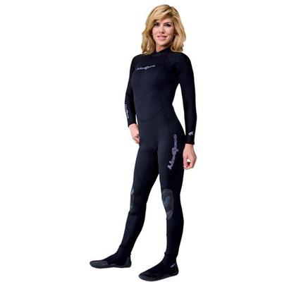 NeoSport Wetsuits Women's Premium 3/2mm Neoprene Full Suit , Black, 10 - Diving, Snorkeling & Wakebo