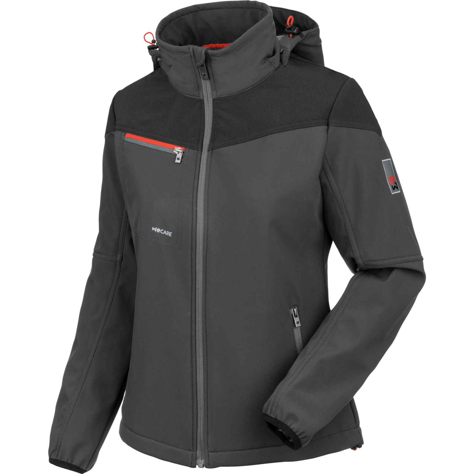Softshell de travail femme Stretch X Würth MODYF anthracite