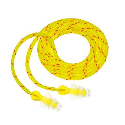 3M Personal Safety Division P3001 Tri-Flange Cloth Corded Earplugs, Hearing Conservation P3001 100 P