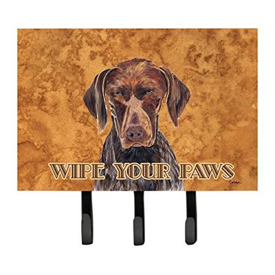 Caroline's Treasures SC9117TH68 German Shorthaired Pointer Wipe Your Paws Leash or Key Holder, Large
