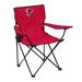 Logo Brands NFL Atlanta Falcons Quad Chair Quad Chair, Red, One Size