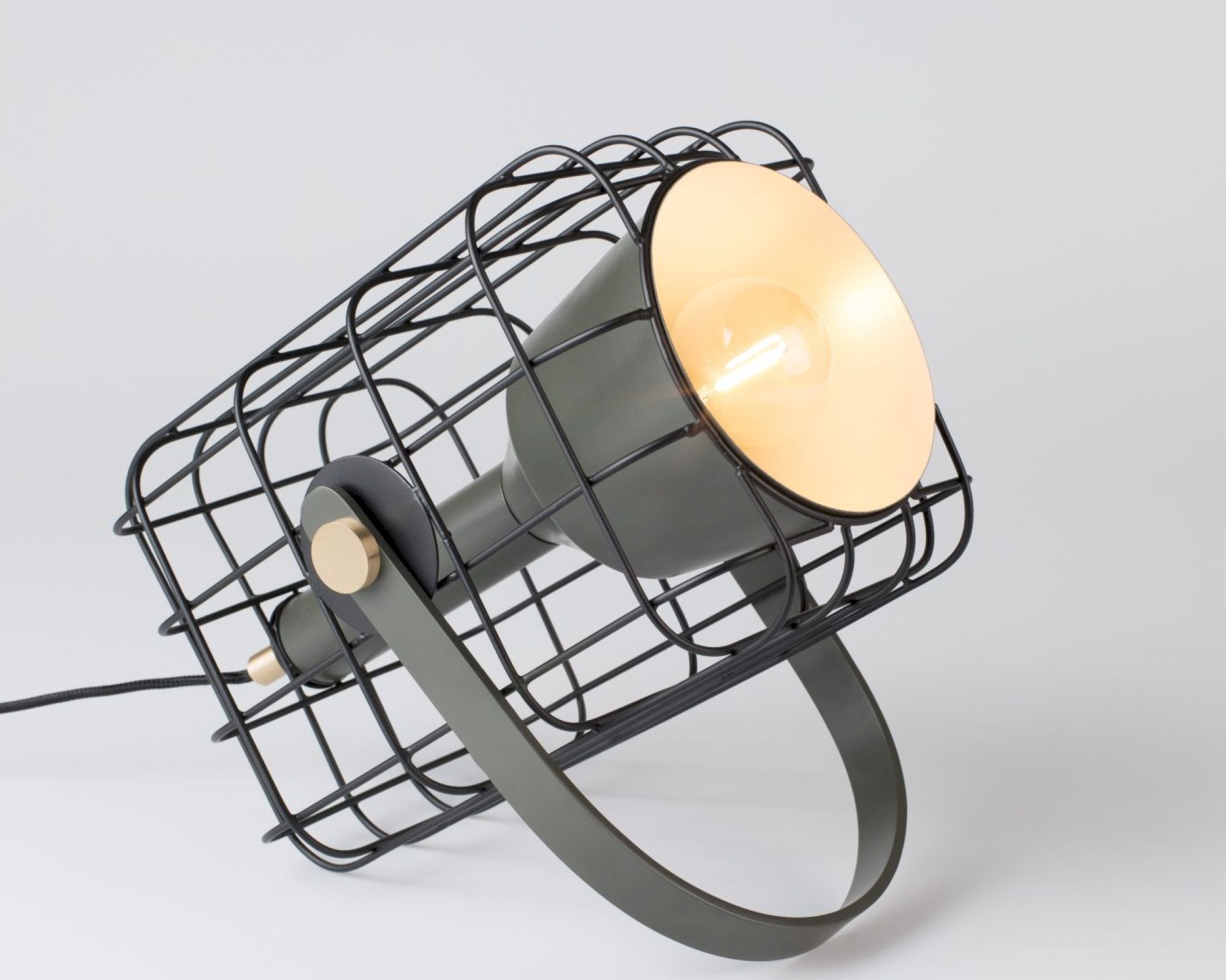 designline »Cage« Tischlampe weiss Image
