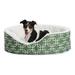 Quiet Time Defender Orthopedic Nesting Dog Bed, 26.25" L X 23" W X 8.75" H, Green, Medium, Green / White