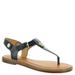 Tommy Hilfiger Bennia - Womens 9.5 Navy Sandal Medium