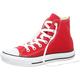 Converse All Star High Top Adults Unisex Trainers Red Size: 9 UK