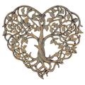 Tree of Life / Heart Wall Plaque 12" Decorative Art Sculpture - I Love You Decor