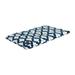 Fleece Crate Pad Dog Beds, 24" L X 18" W X 1.5" H, Small, Blue