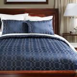 Longshore Tides Burch Microfiber 3 Piece Comforter Set Polyester/Polyfill/Microfiber in Blue | King Comforter + 2 Shams | Wayfair