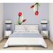 Ebern Designs Tulip Wall Decals Canvas/Fabric in Red | 30 H x 30 W in | Wayfair 61892120D40F4AB992DDA1FEDCCBD3F8