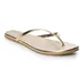 LC Lauren Conrad Honey Women's Flip Flop Sandals, Size: 10, Gold
